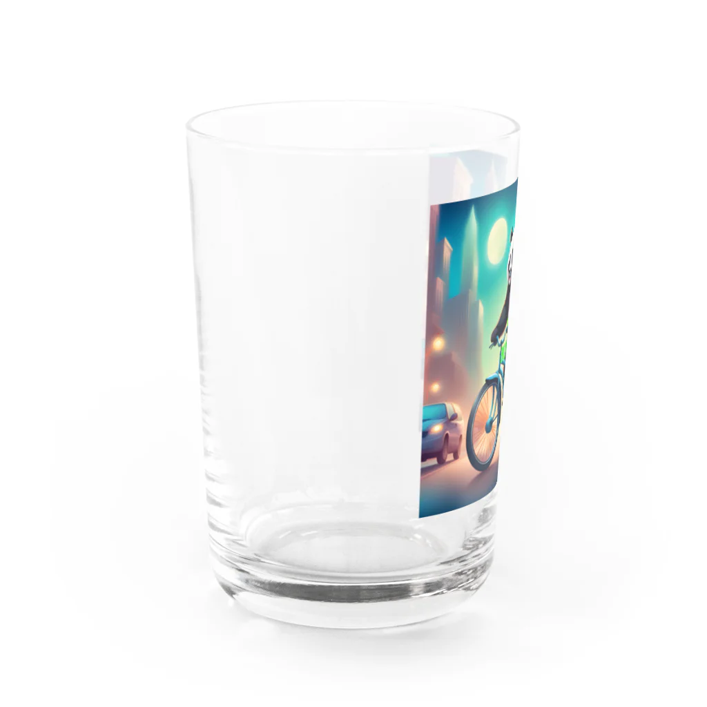 noiSutoaの疾走するパンダ Water Glass :left