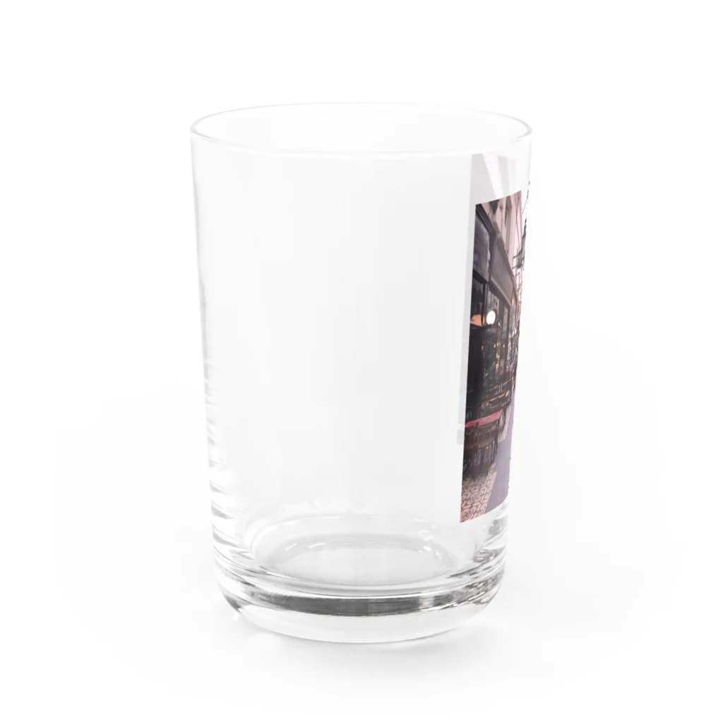 nightwalkerのパリのパッサージュ Water Glass :left