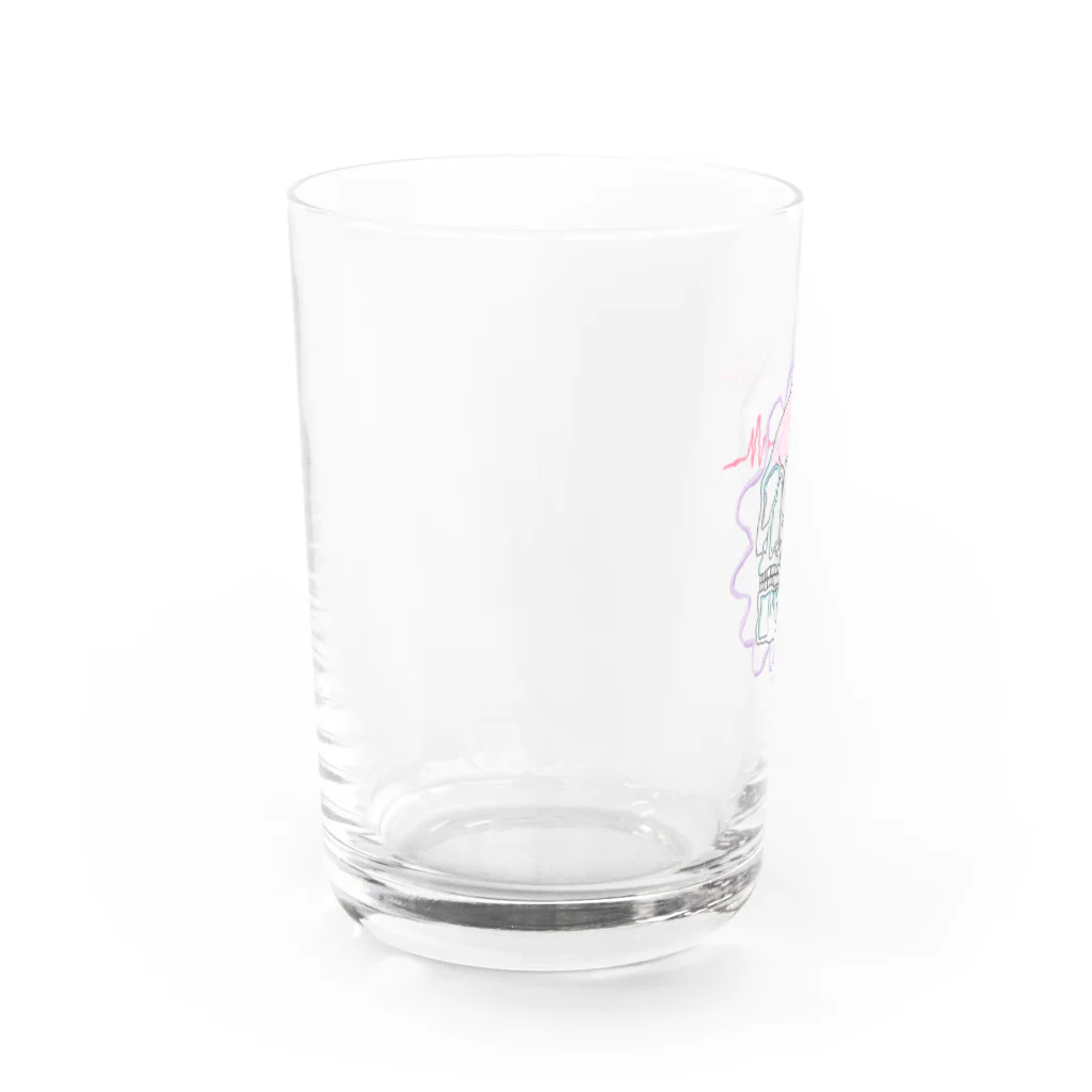 ˖·⟡ 𝓟𝓤𝓛𝓢𝓔 ⟡.·の💀brain skeleton🧠 Water Glass :left