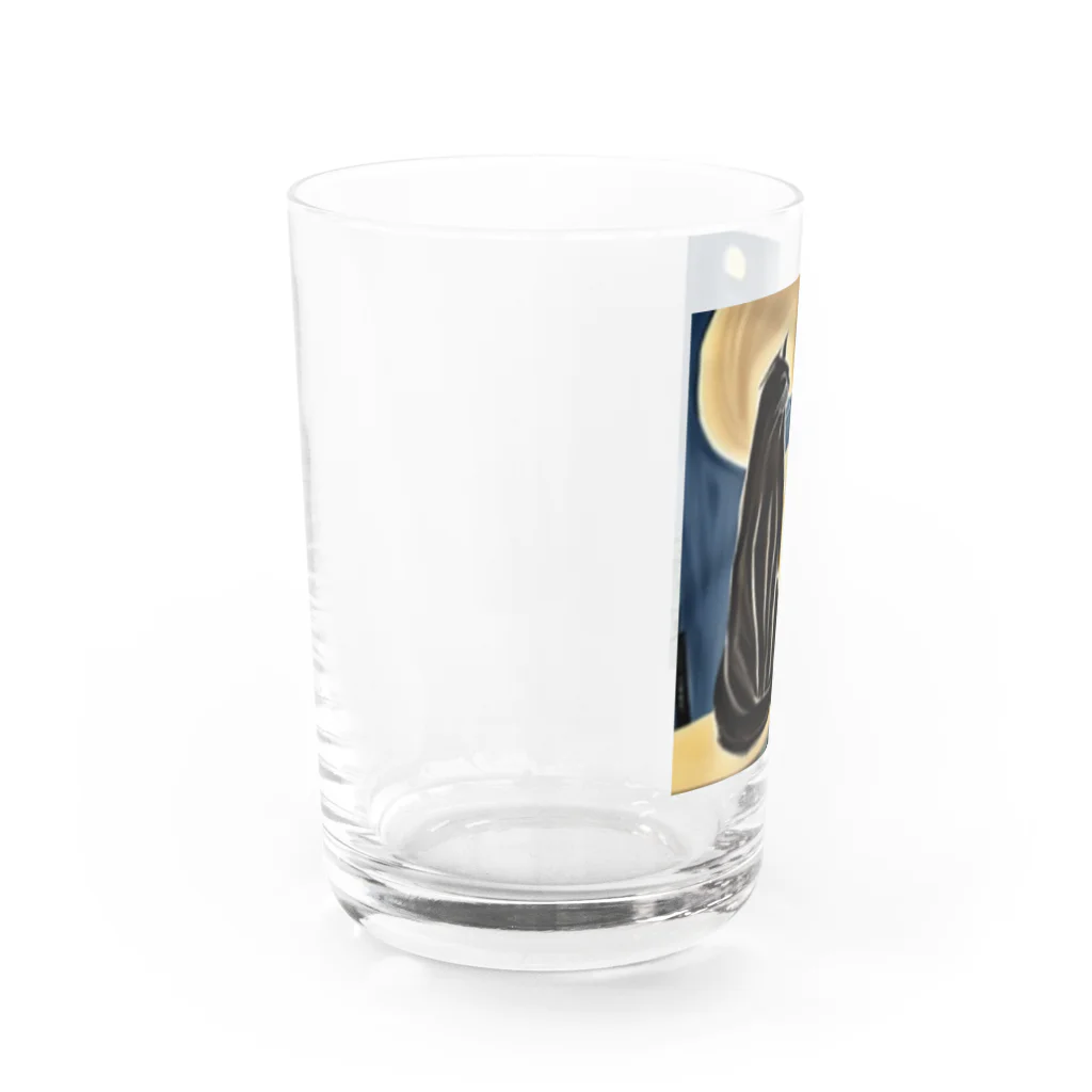 Ppit8の月夜の夜に Water Glass :left