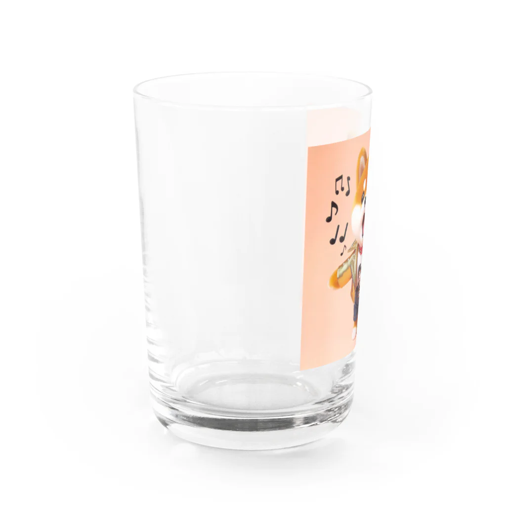 dcgnori／ワンコ画像の歌うワンコ、２ Water Glass :left