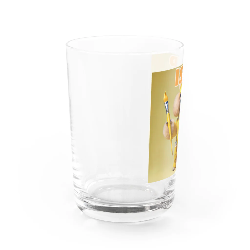 MsArtShopのISFPのトイプードル Water Glass :left