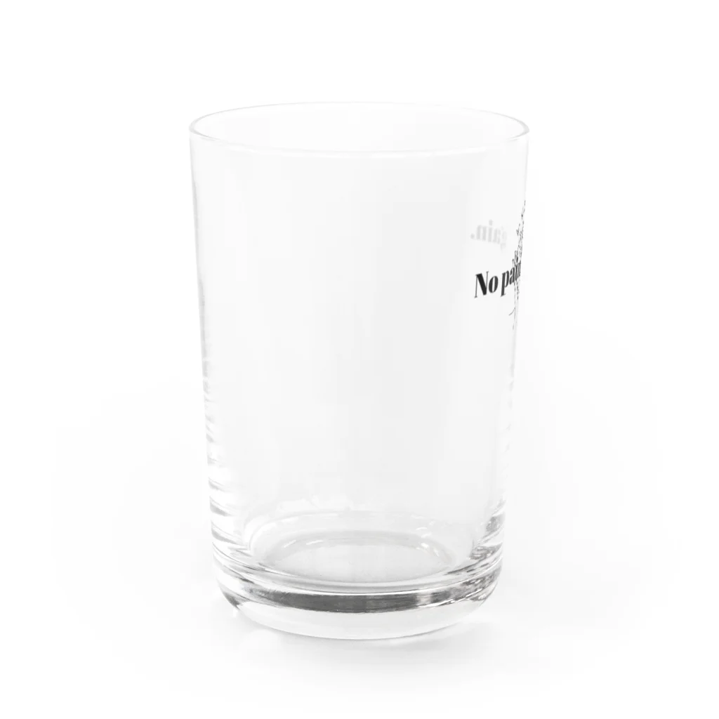 blueingreenのNo pain No gain. Water Glass :left