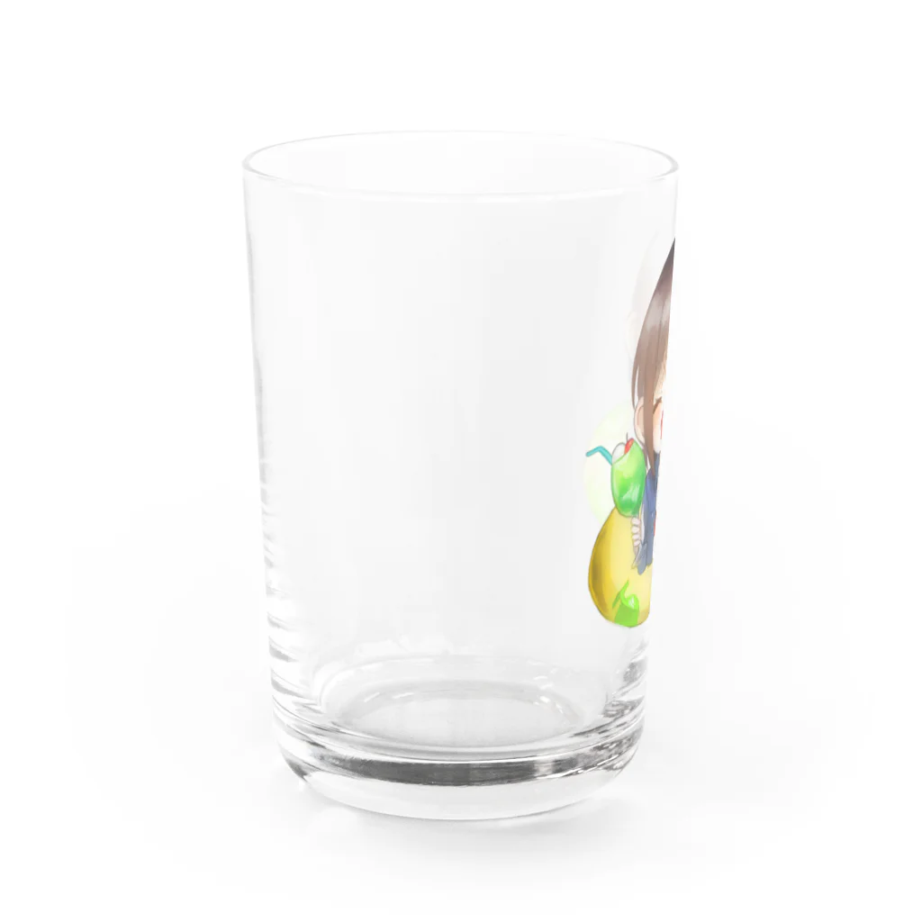 乾杯がーるずSHOPのKanpaiGirl「海水浴ちゃん」グラス Water Glass :left