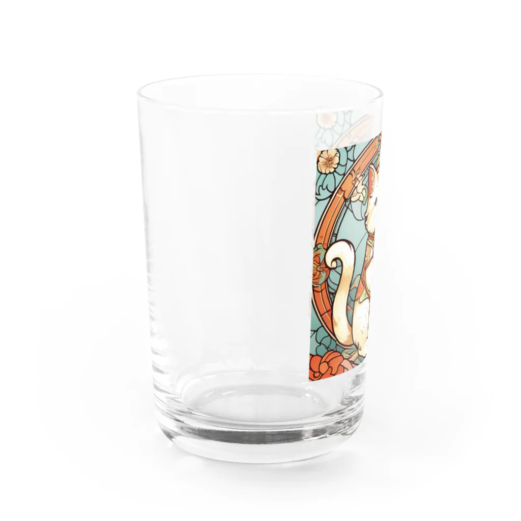 ゆまちゃんの開運雑貨屋さんの集客用子招き猫 Water Glass :left