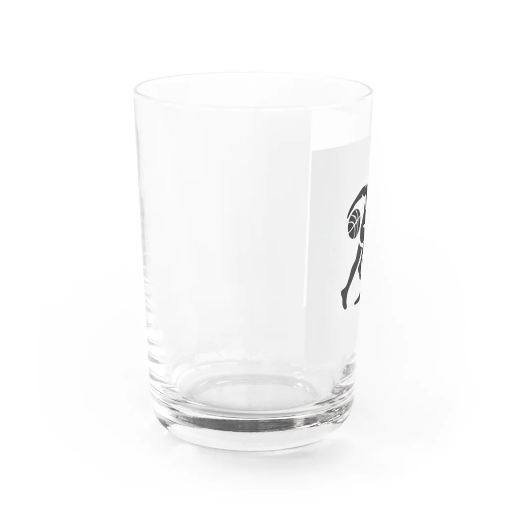 yumayumaのバスケットマン Water Glass :left