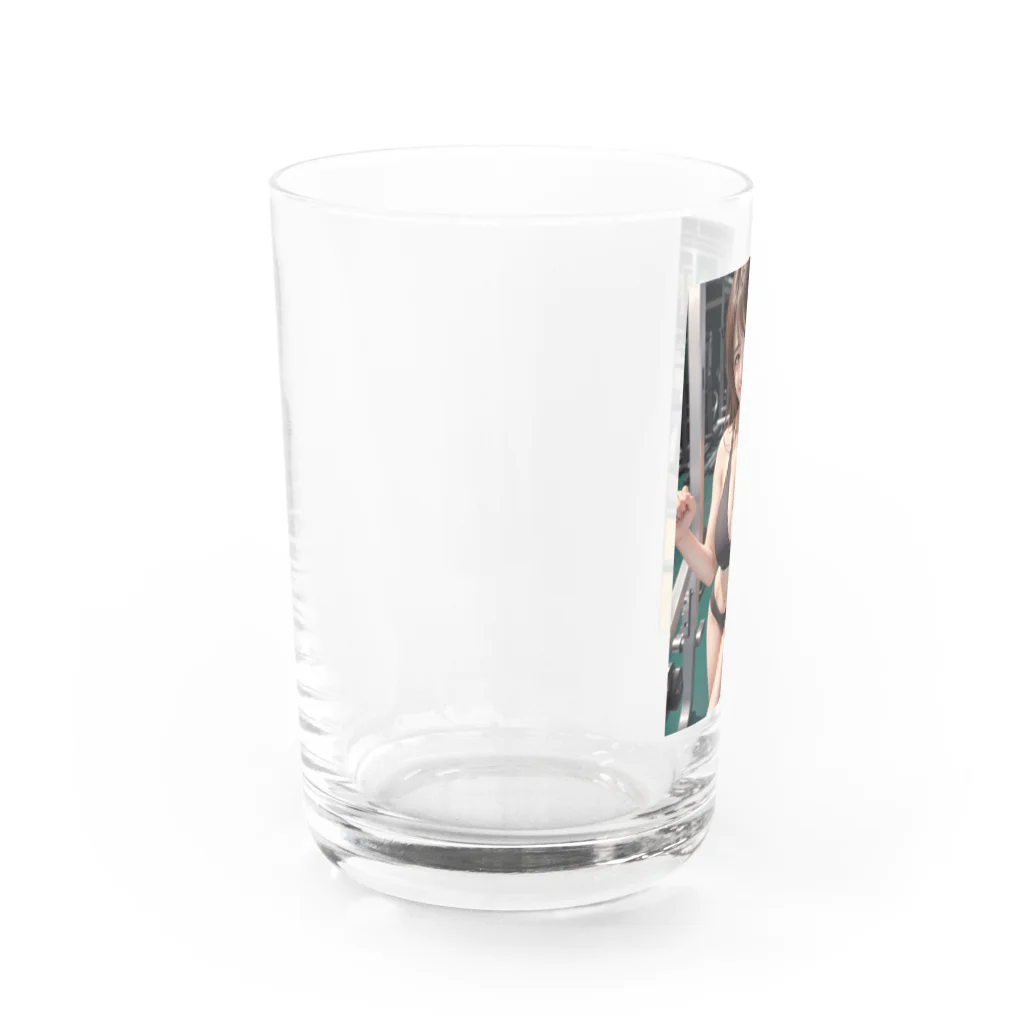 kura111のスポーツ女子 Water Glass :left