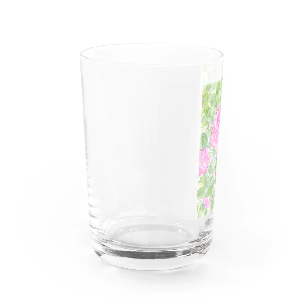 totoartのバラとツボミ Water Glass :left