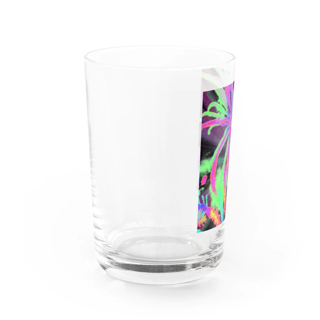 水草のおしゃれな花火 Water Glass :left