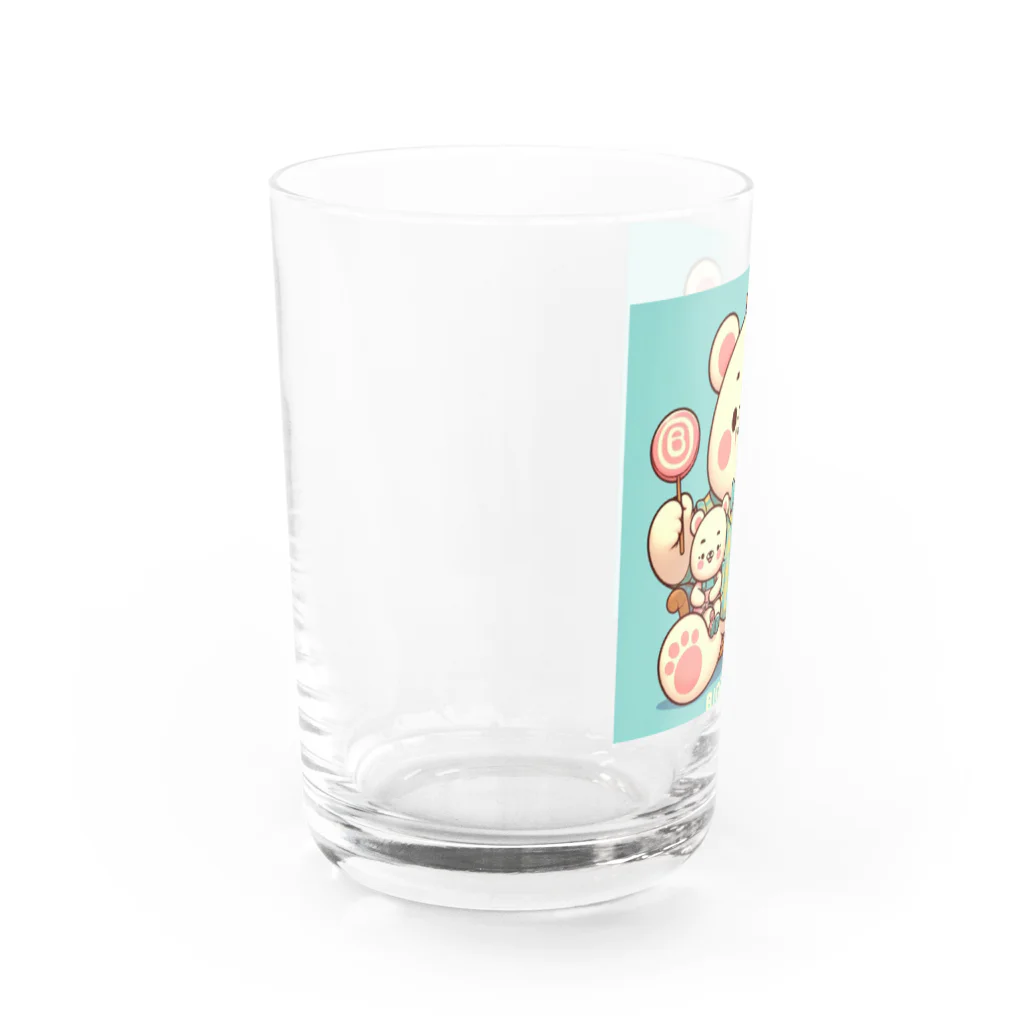 masayang12のクマさん Water Glass :left