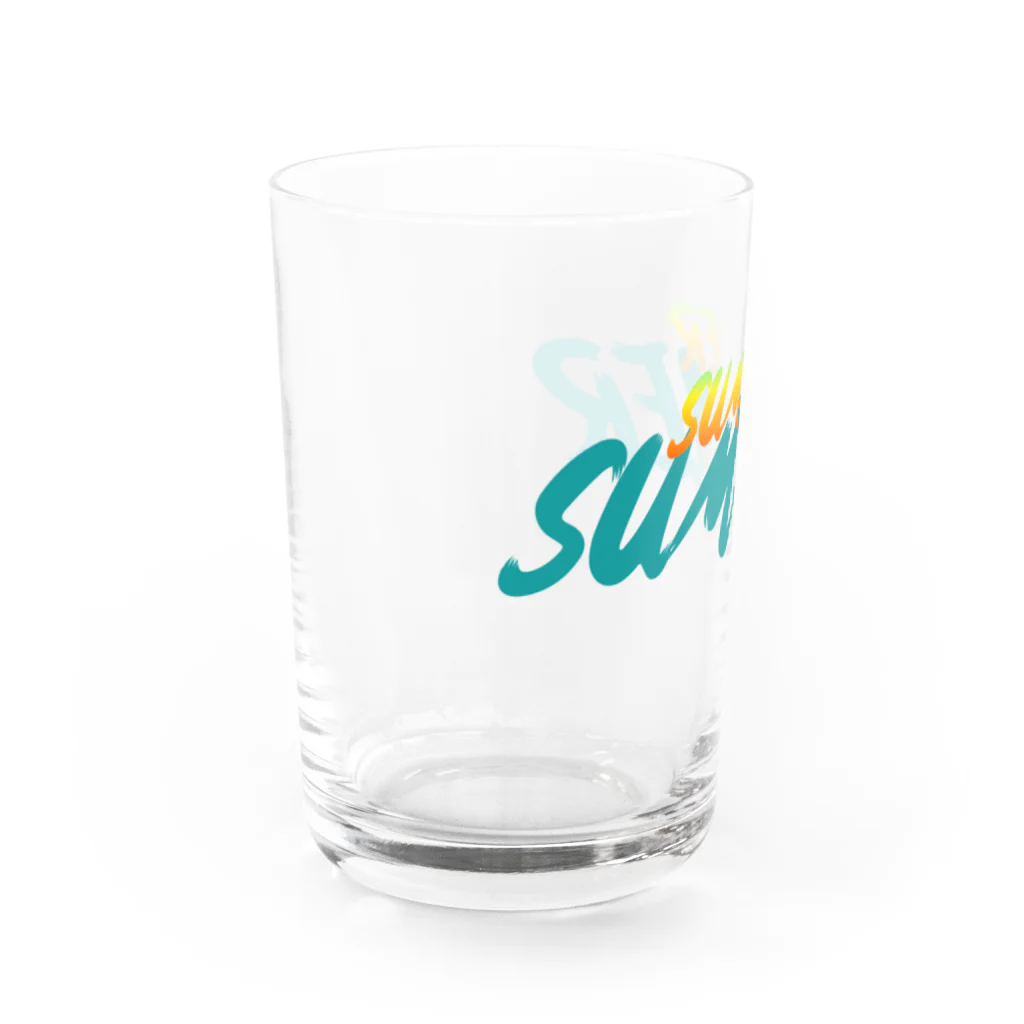 ミヤさんの夏 Water Glass :left