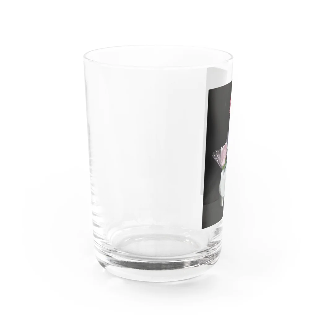 Ik0220の黒クマさんからのプレゼント Water Glass :left