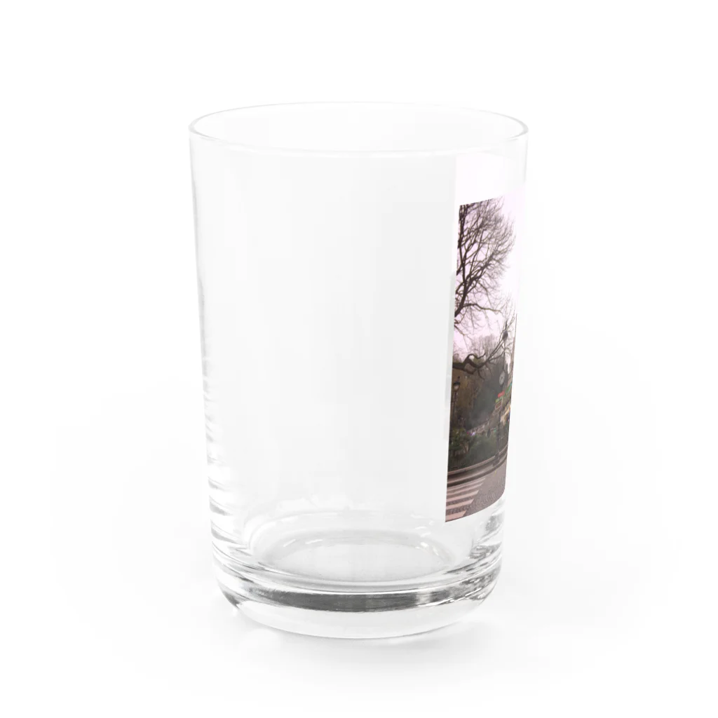 nightwalkerの冬のモンマルトルの丘 Water Glass :left