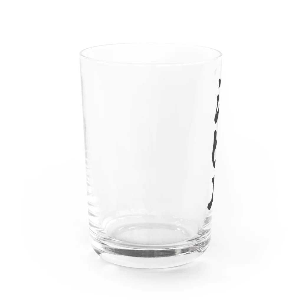 着る文字屋のジビエ Water Glass :left