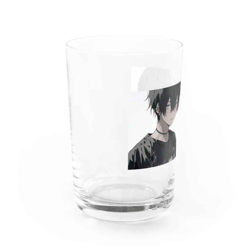 よる＠AIイラストのBoy&Girl1 Water Glass :left