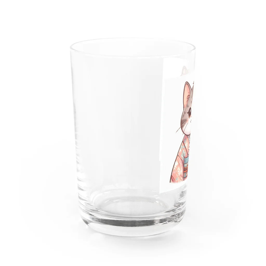 sophie138の舞妓ネコおにゃん Water Glass :left