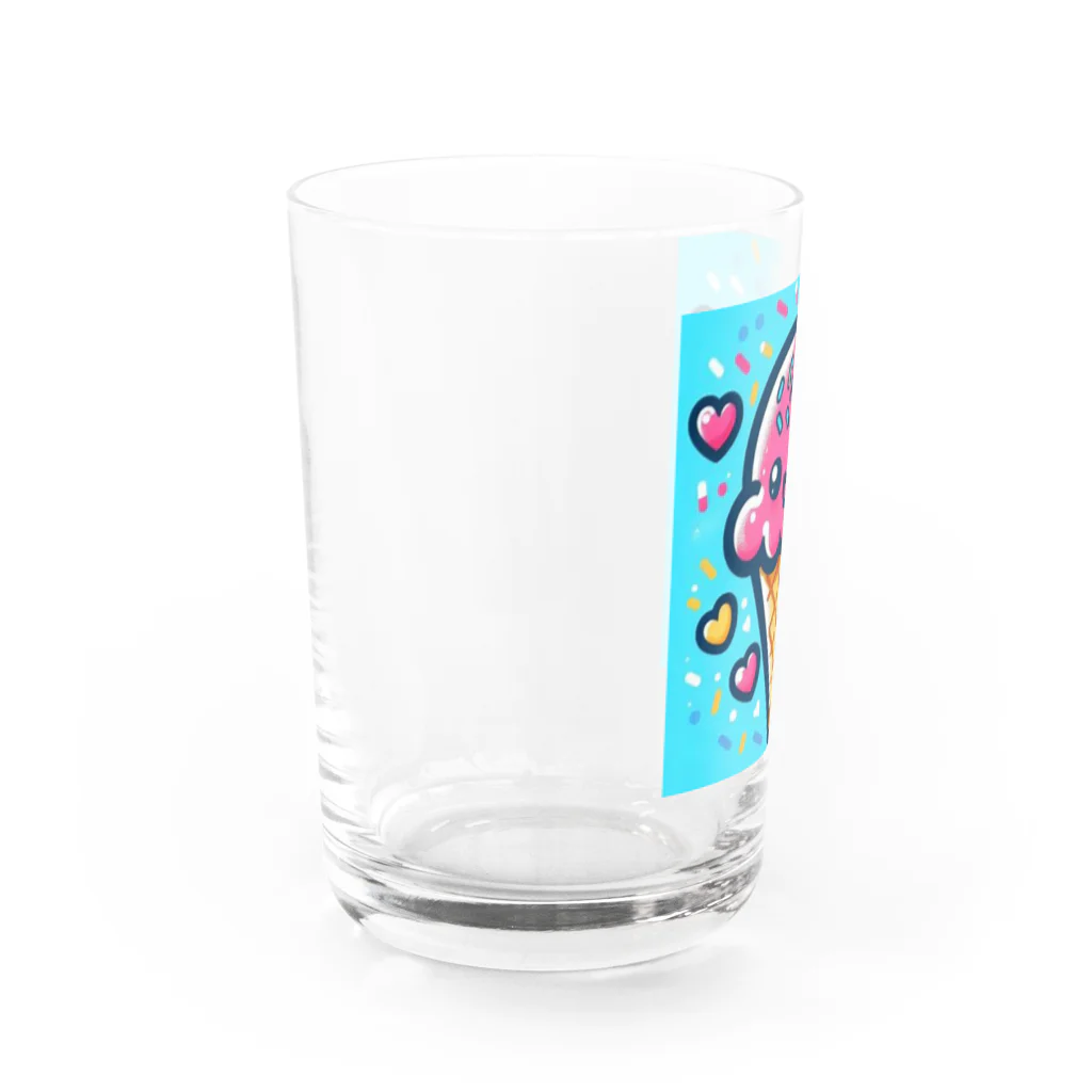 何でもありデザインのアイス Water Glass :left