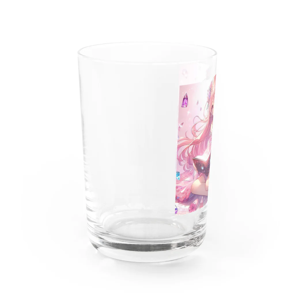 surasuramusumeの魔導書を読む「ジェム」 Water Glass :left