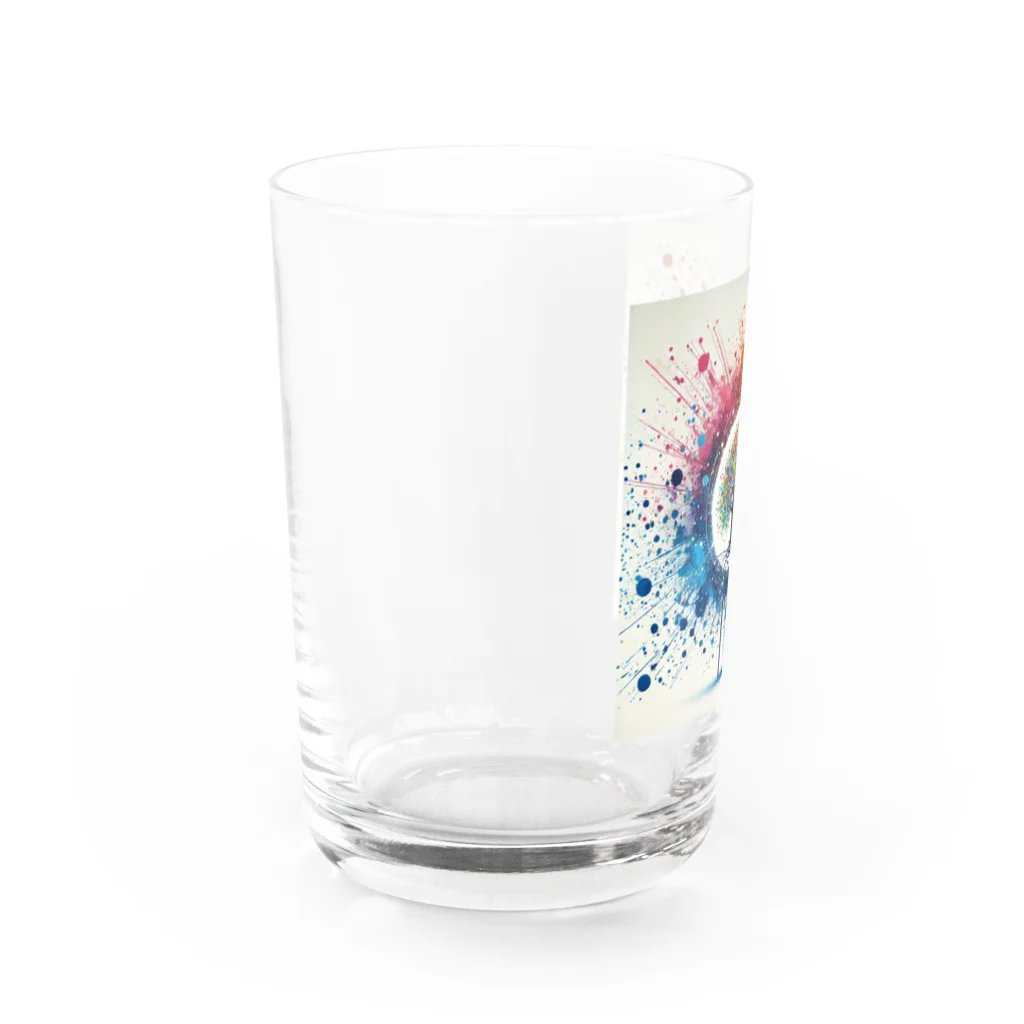 pyoromalの絵具が垂れちゃった・・・ Water Glass :left