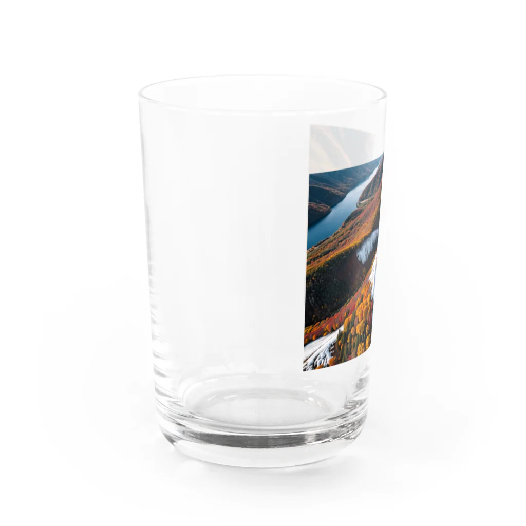 studio eizoの京都の紅葉 Water Glass :left