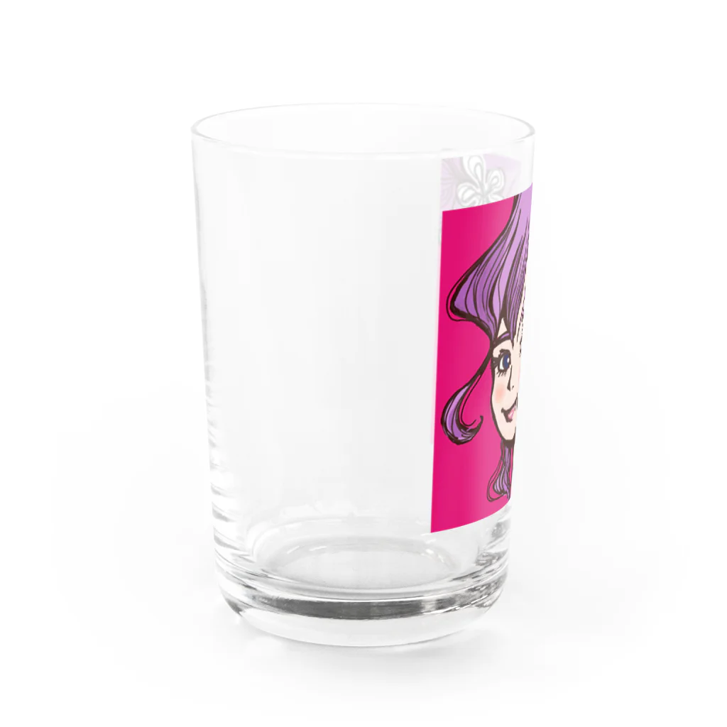 にじわたりねこの結い髪 Water Glass :left