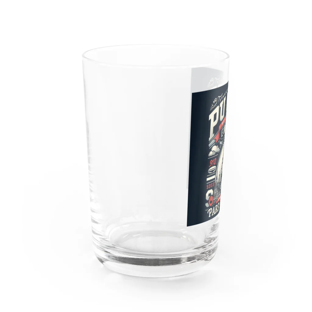 TrendWave Tokyoのラグビー×パリ Water Glass :left