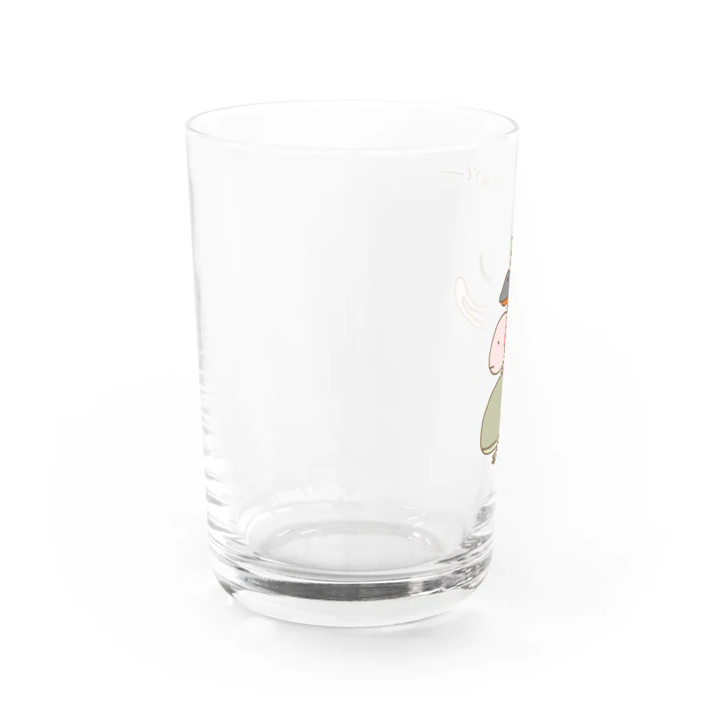 Siderunの館 B2の画伯チックな両生類（ブレーメンの音楽隊風） Water Glass :left