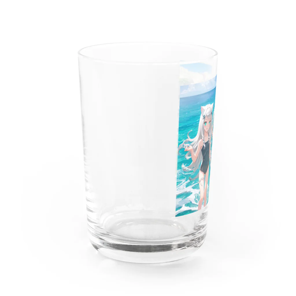 ねむねこのお店の猫耳少女00022 Water Glass :left