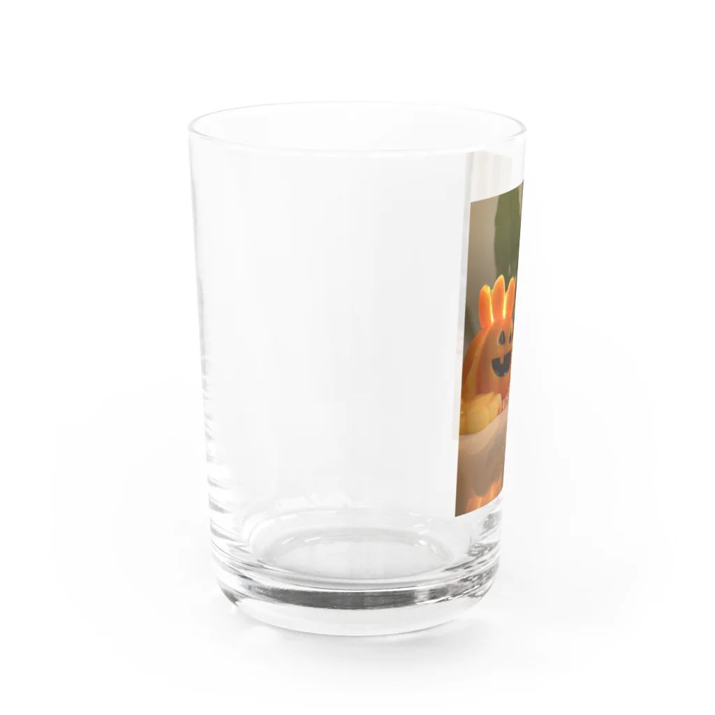 ほがぴーのハロウィンキャンドル Water Glass :left