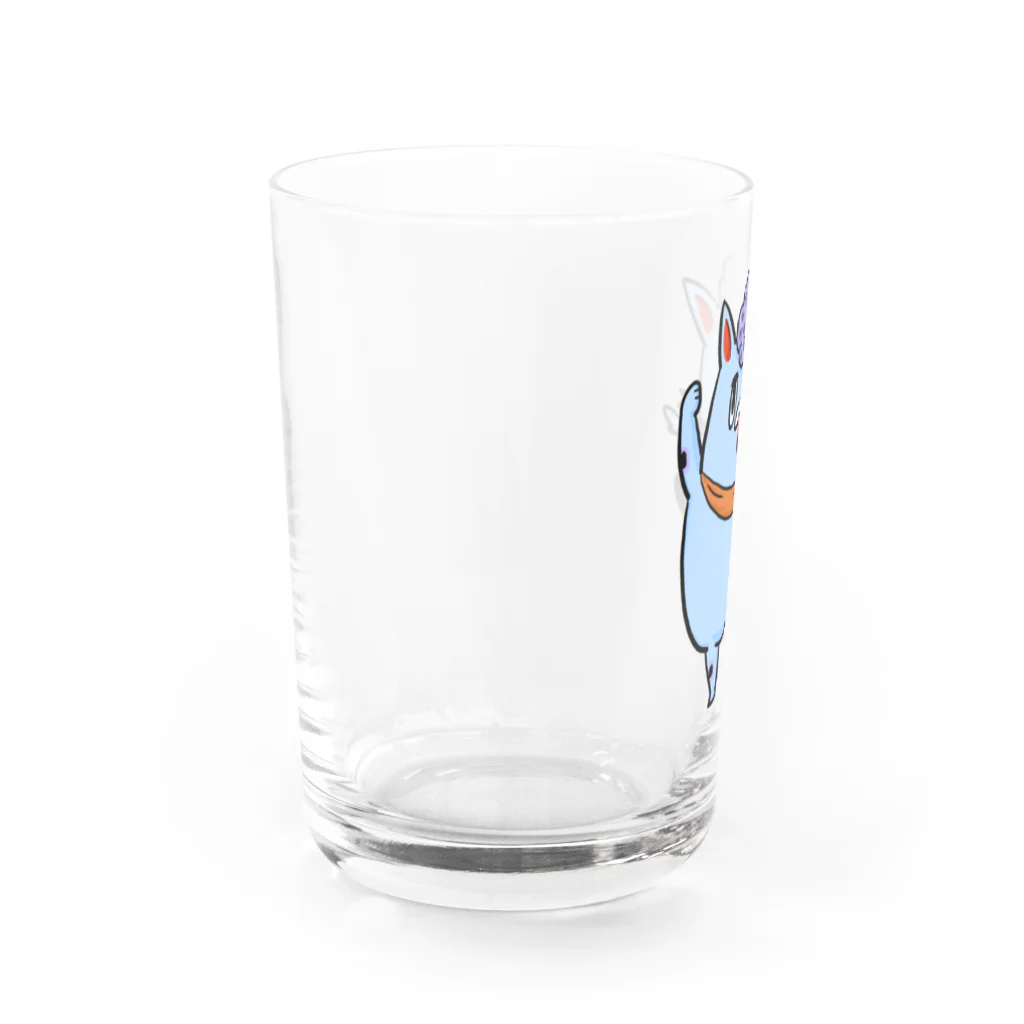 hoghornの招き猫 Water Glass :left