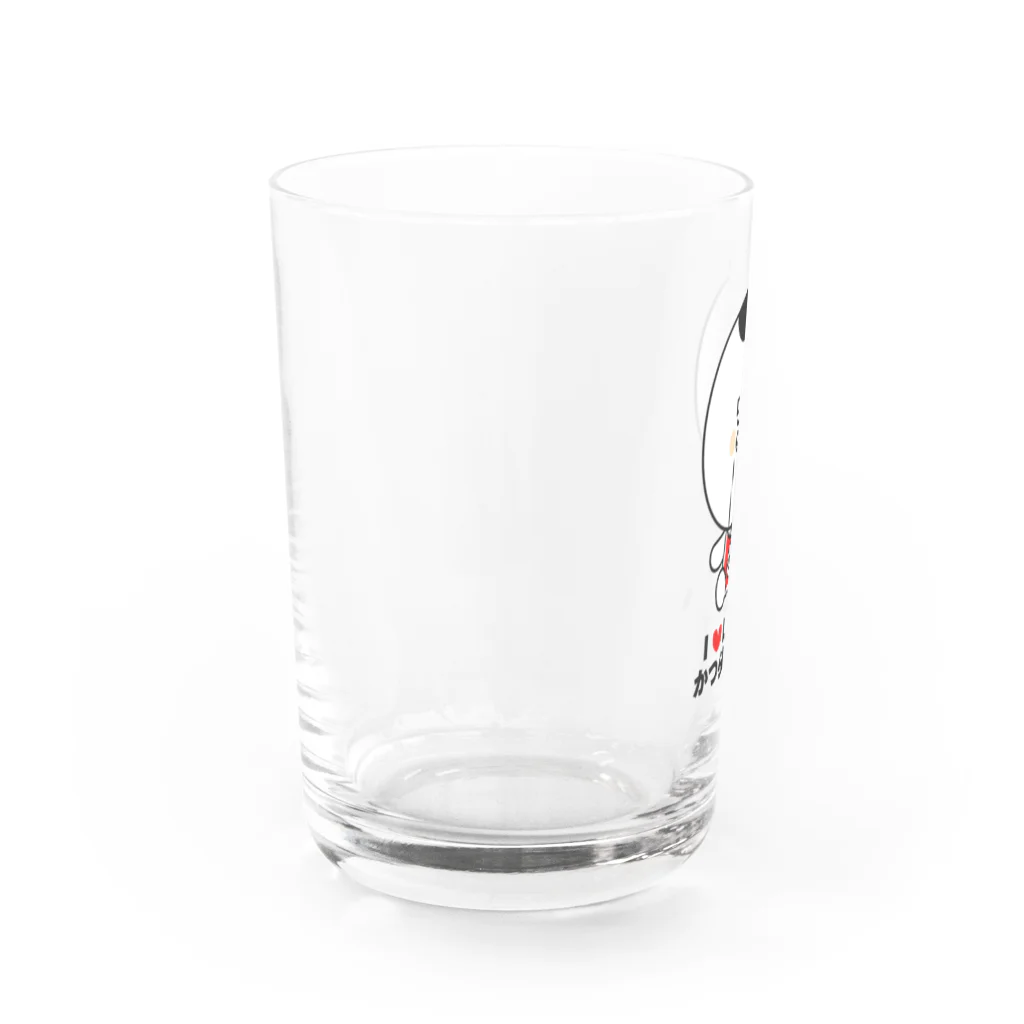 みかたまごの土佐弁を喋るかつらHAMA Water Glass :left