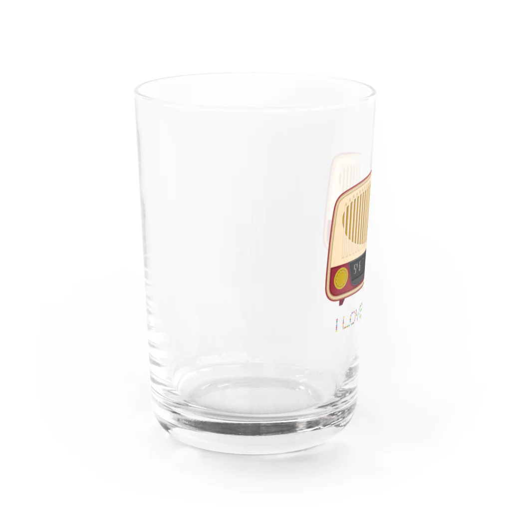 kimchinのレトロなラジオ受信機 Water Glass :left