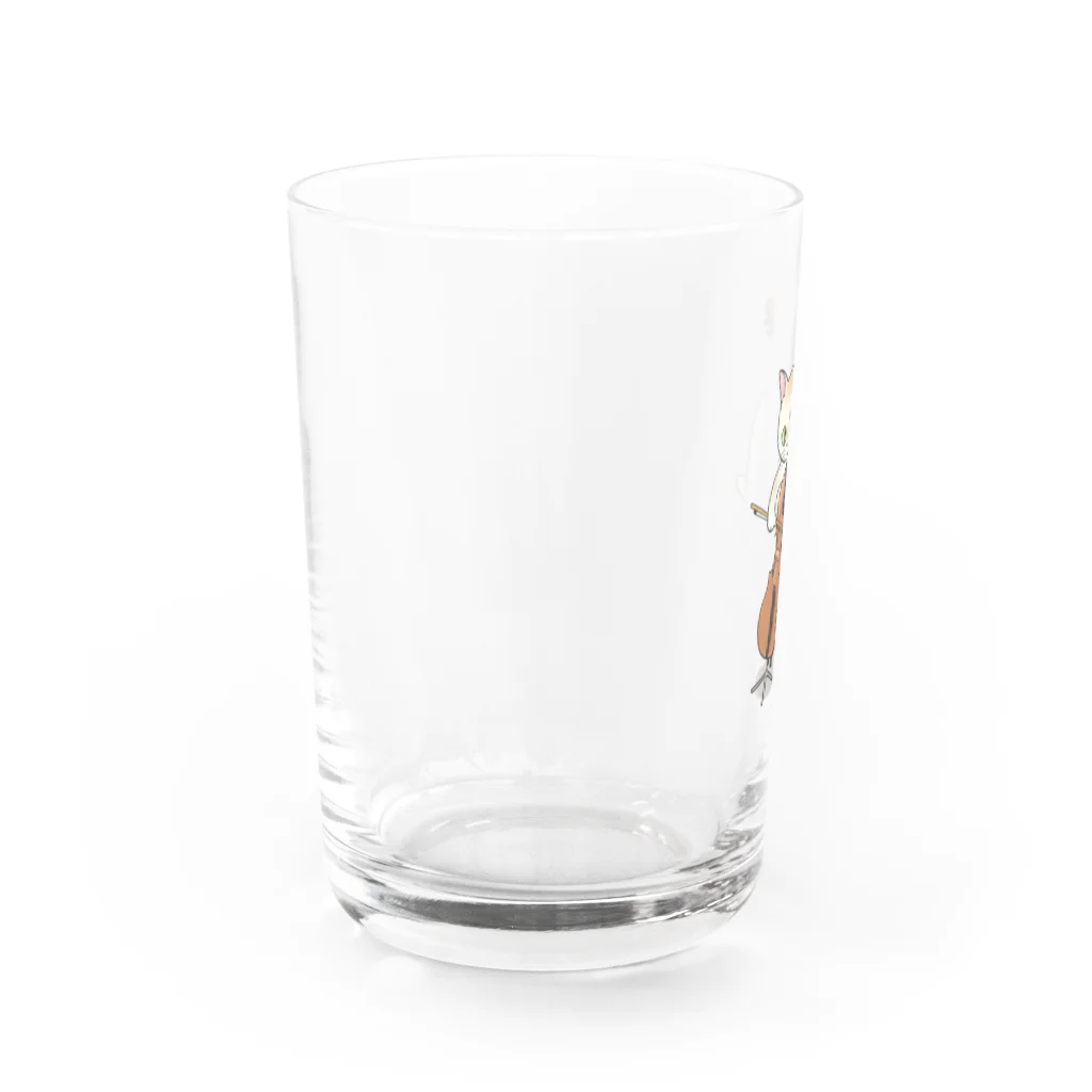Ａｔｅｌｉｅｒ　Ｈｅｕｒｅｕｘのチェロを弾く猫 Water Glass :left