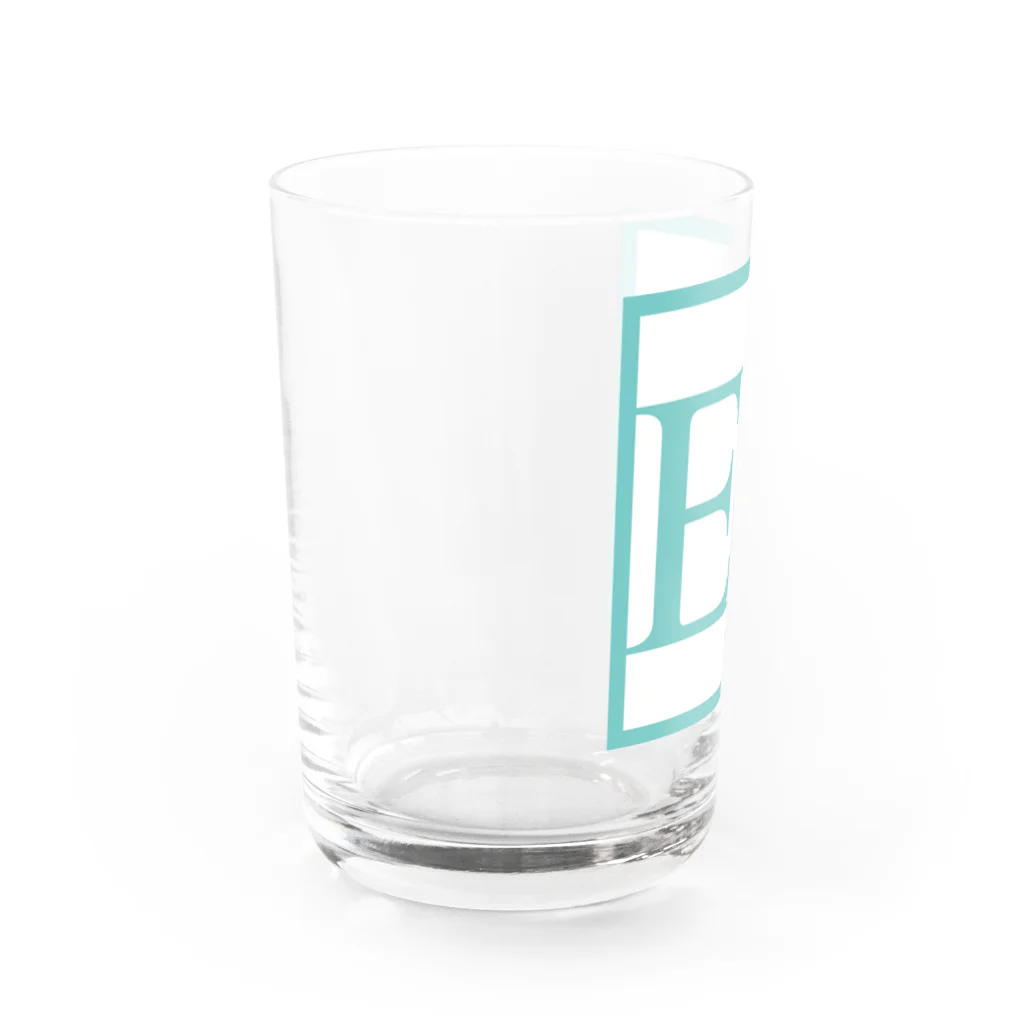 ユミオカ、どっと混む。の四角いEB Water Glass :left