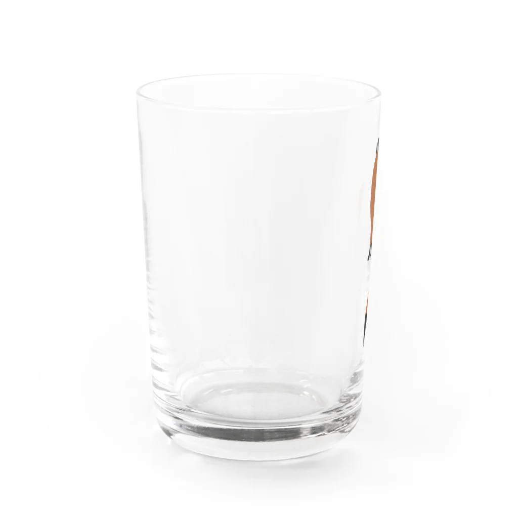 ツバメ堂のしっぽのおおきなキツネ Water Glass :left