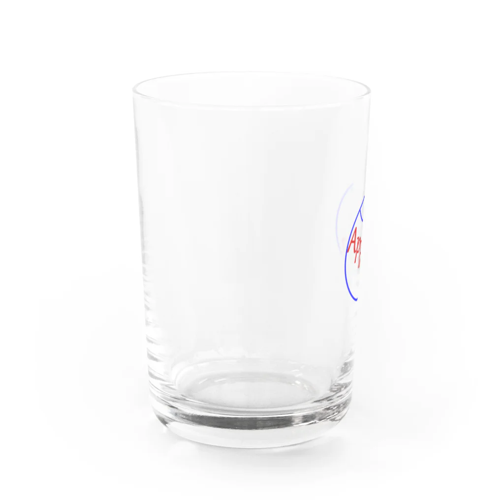 AppleRainのAppleRainロゴグラス Water Glass :left