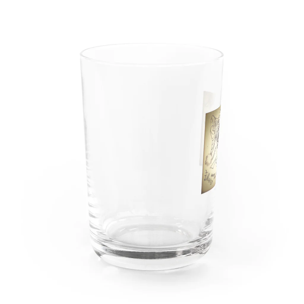 江藤ユーロ⭐️方喰朱音のDazzleぐちゃぐちゃver Water Glass :left