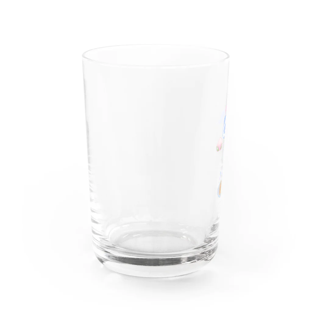 シュウマイのバニラ味の餃子定食パンダ🥟 Water Glass :left