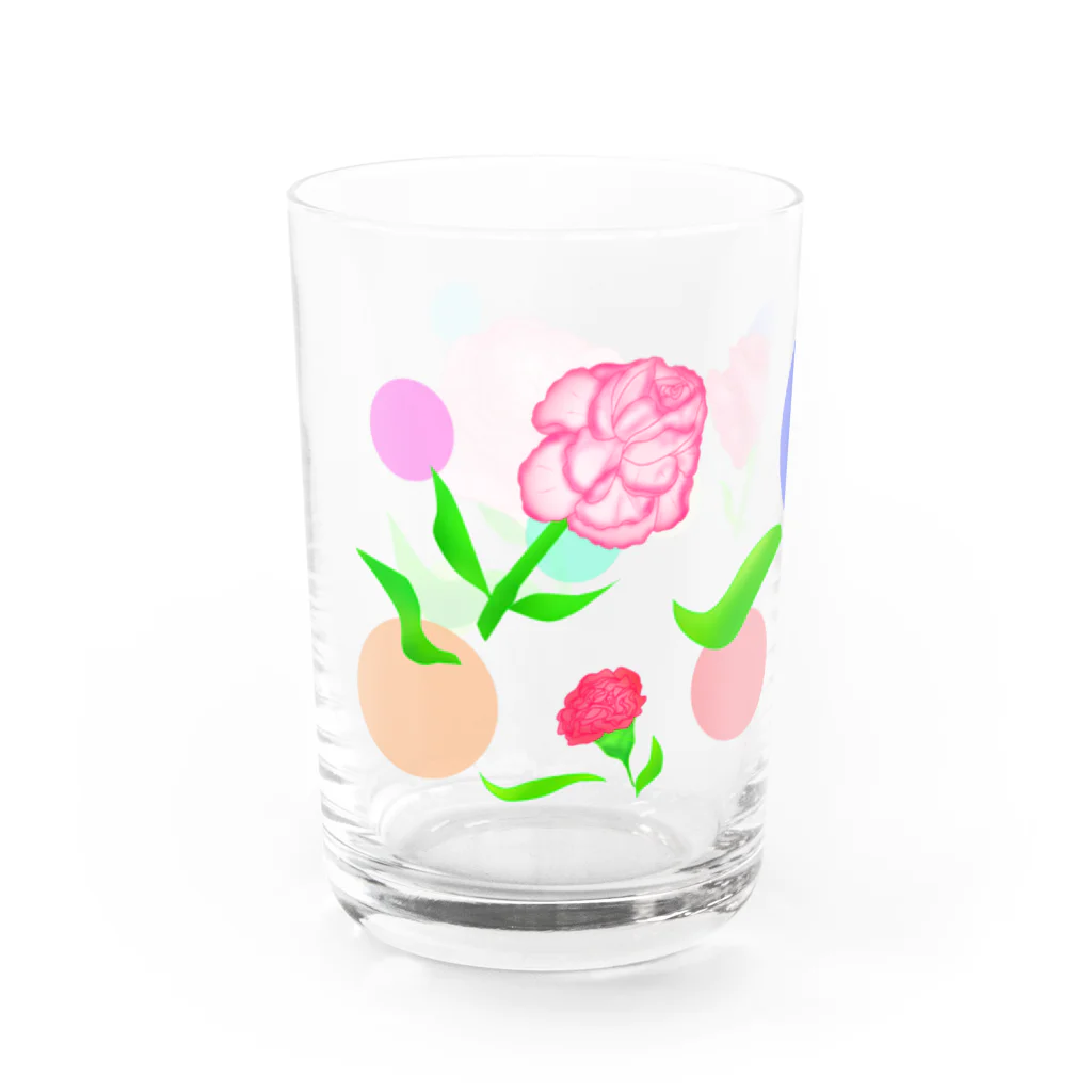 Lily bird（リリーバード）のカーネーションと水玉模様 Water Glass :left