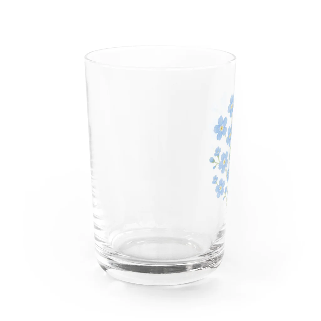 pluieeの勿忘草の花束 Water Glass :left