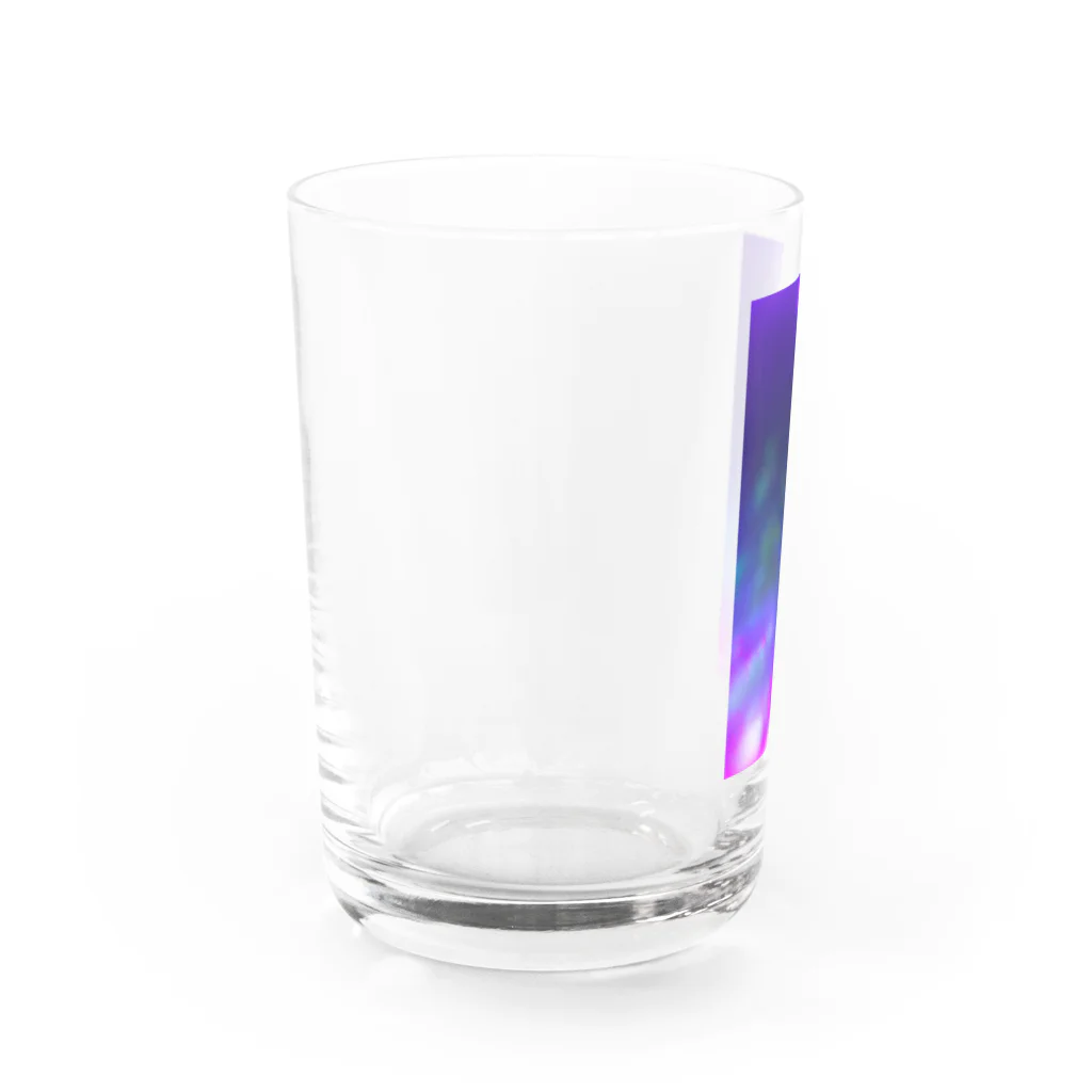 P→ONのむらさきうねうね Water Glass :left