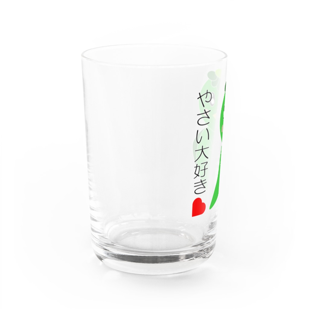 PY Kobo Yuko’ｓ Galleryのやさい大好き！かっぱのカピー Water Glass :left