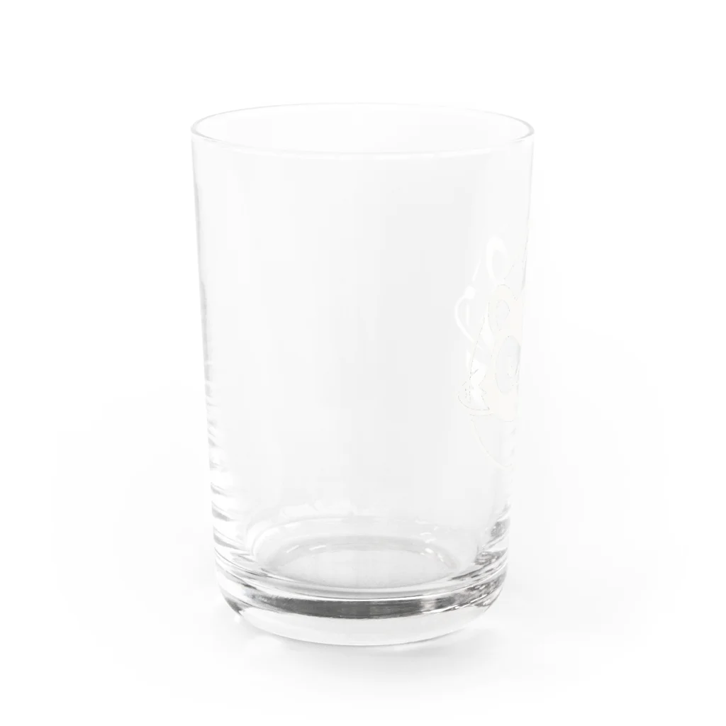たぬきのエンブレム Water Glass :left