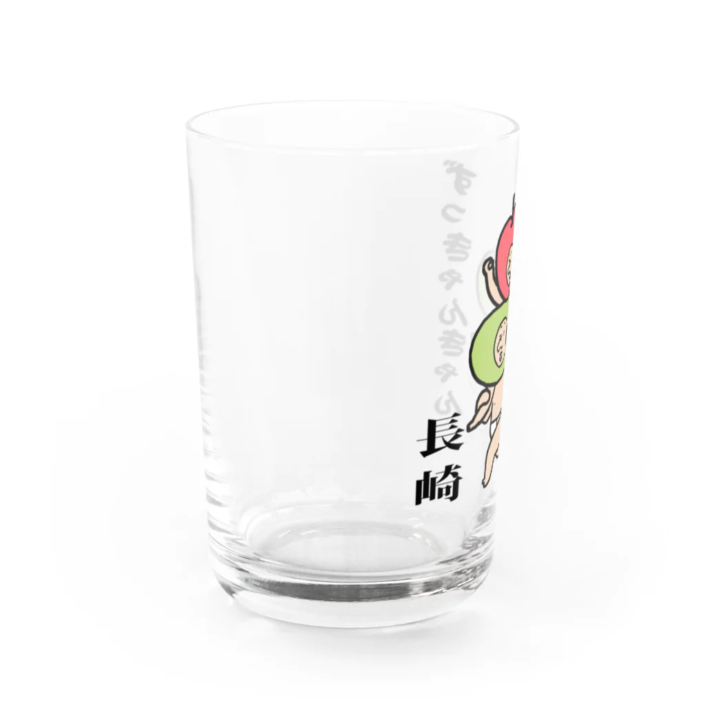 【Yuwiiの店】ゆぅぅぃーの長崎方便グッズ Water Glass :left