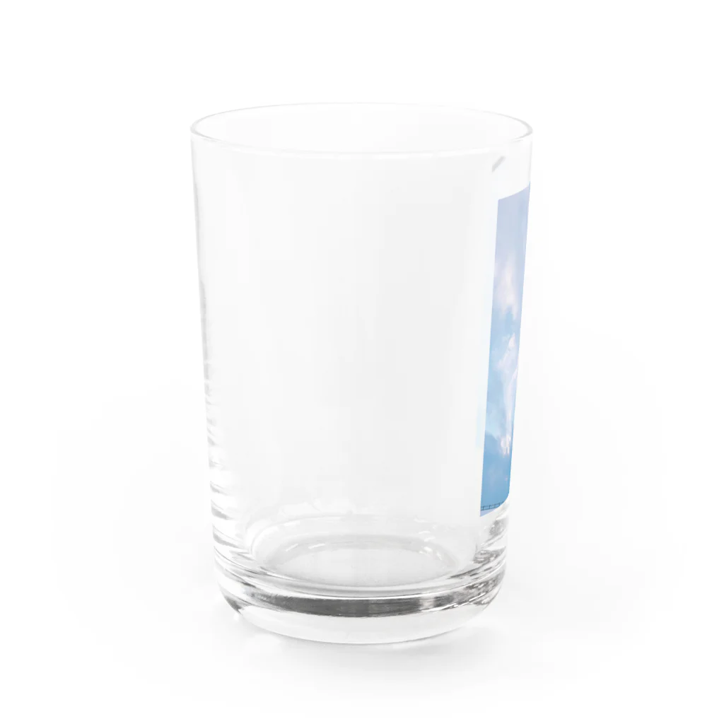 soranoの白蒼の空 Water Glass :left