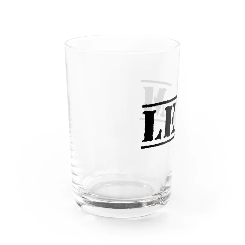 LeaMのLeaM枠付きデザイン Water Glass :left