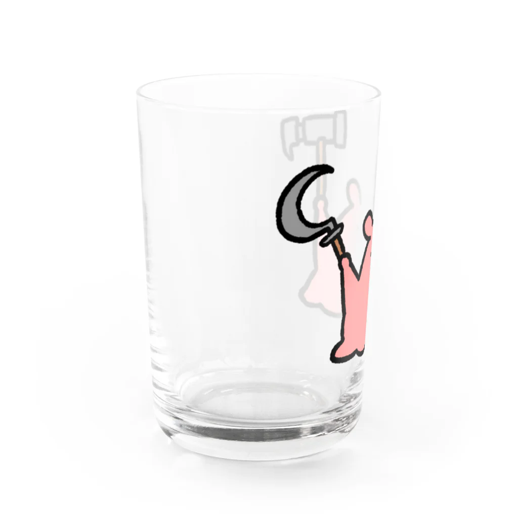 まいにちめんだこのお店の思想に癖のあるメンダコ Water Glass :left