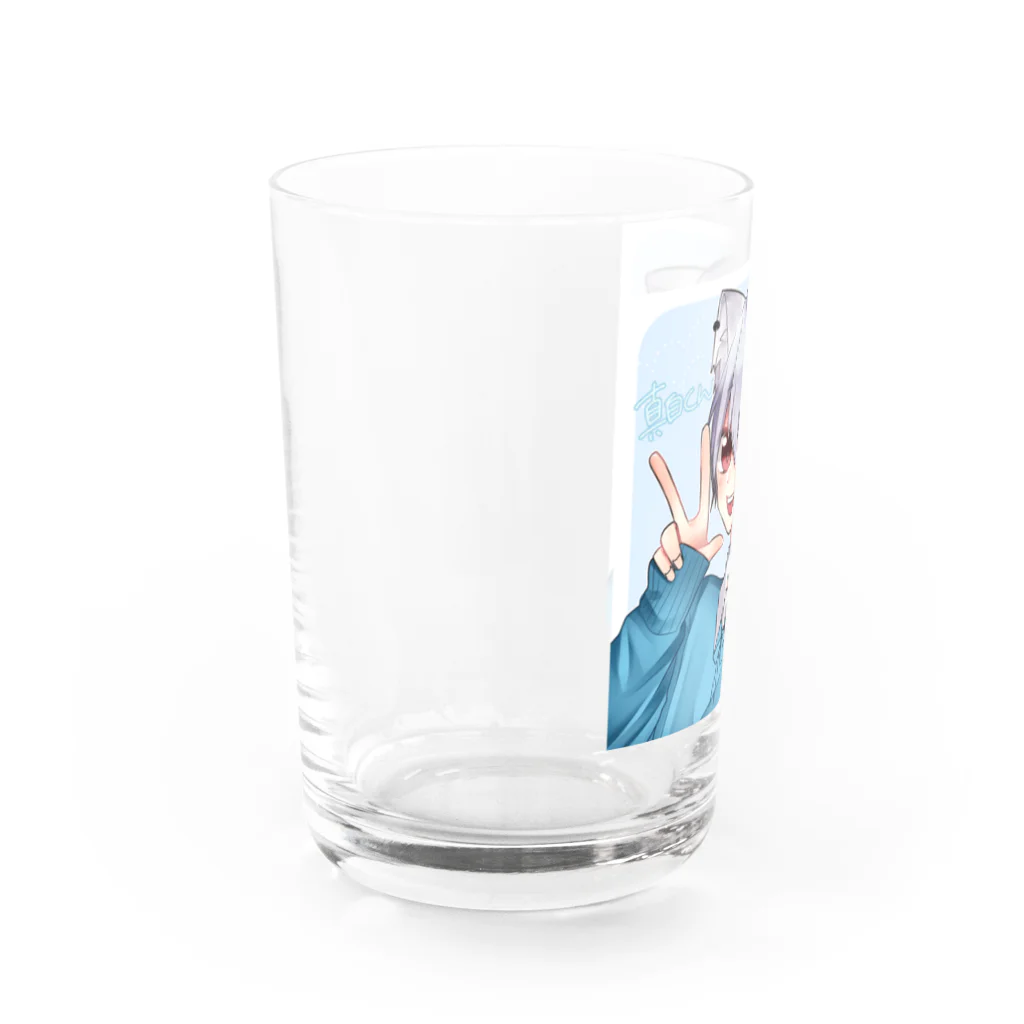 真白くん🐈🐾の新しいアイコンのグッズ Water Glass :left