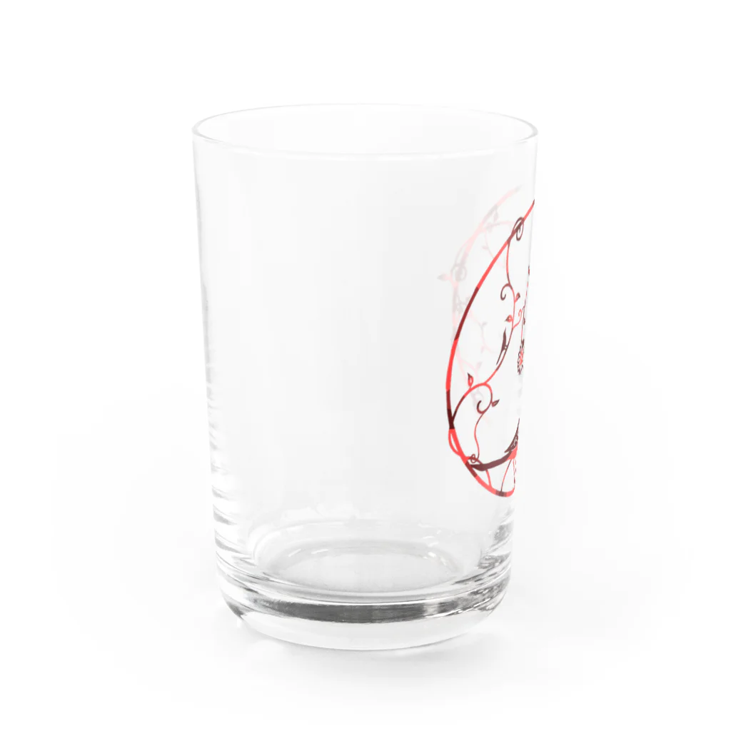 ツバメ堂の赤い鳥 Water Glass :left