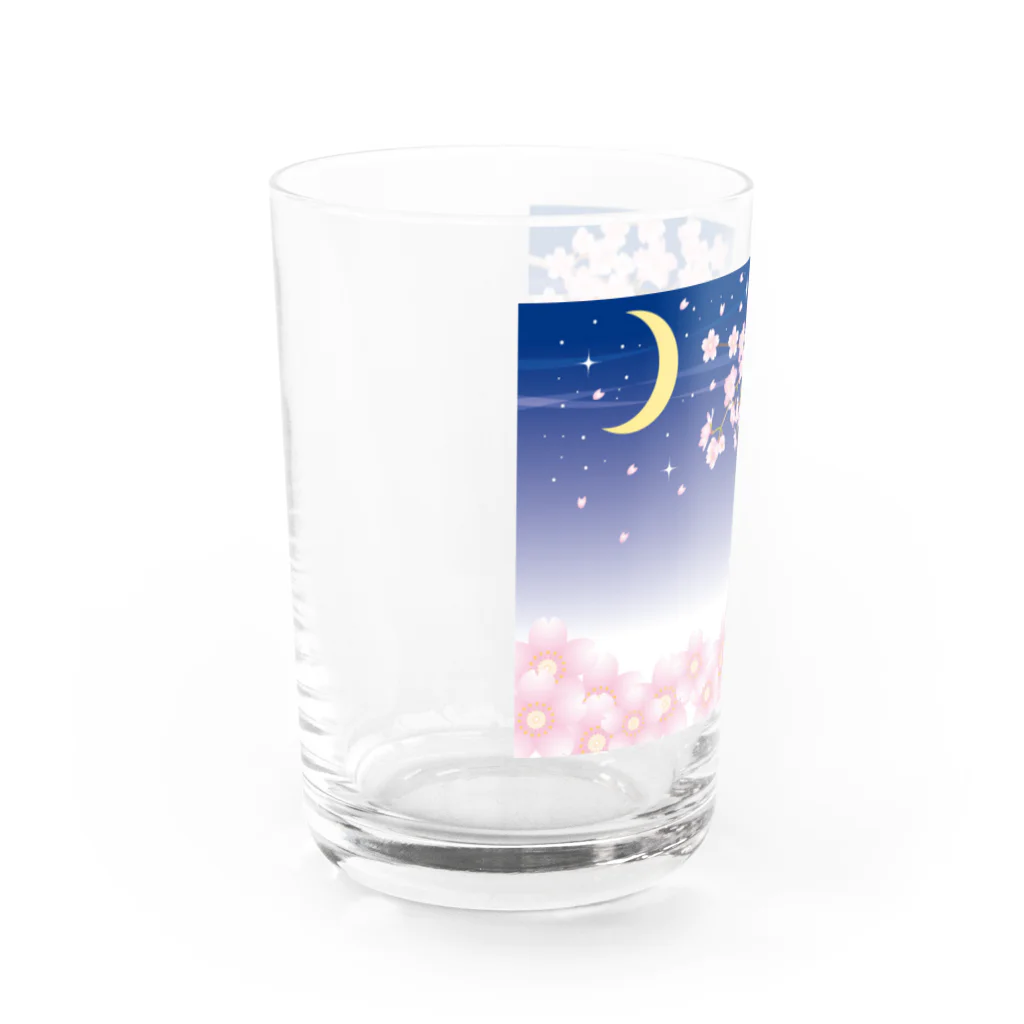 わたのはらの春の夜の Water Glass :left